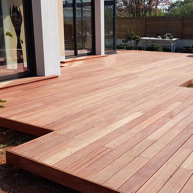 3145, padouk brun violacé, parquets du golfe, lame de terrasse